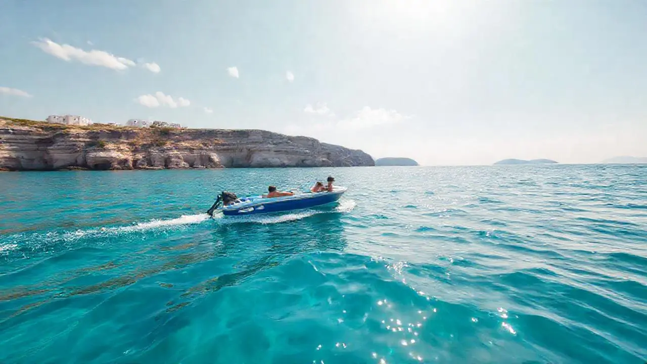 Un paisaje marino tranquilo y soleado