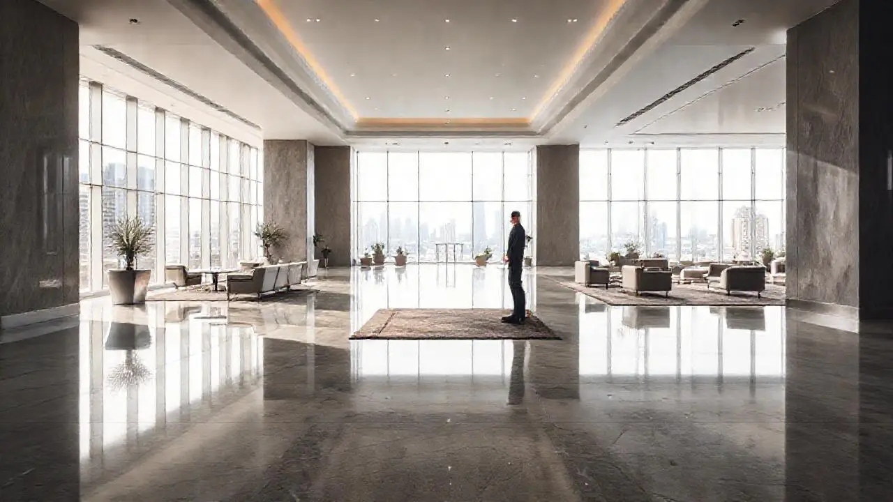 Lujosa calma, diseño moderno y espacial