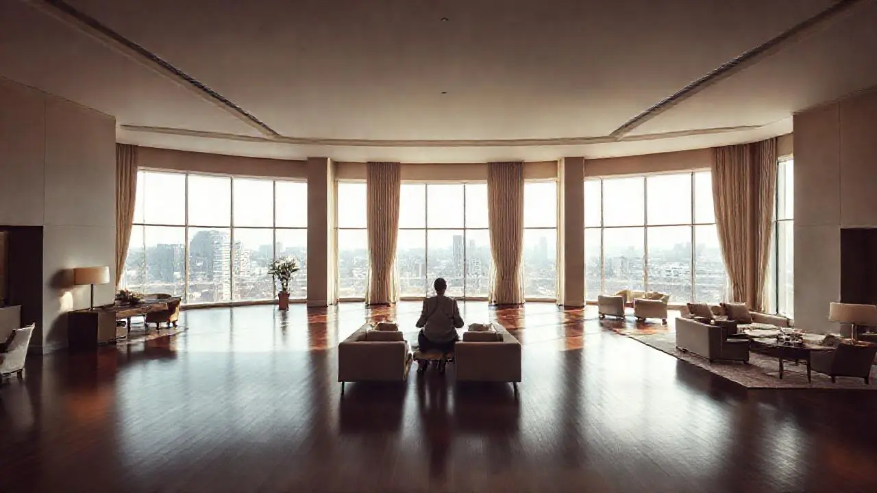 Lujo sereno en un espacio amplio