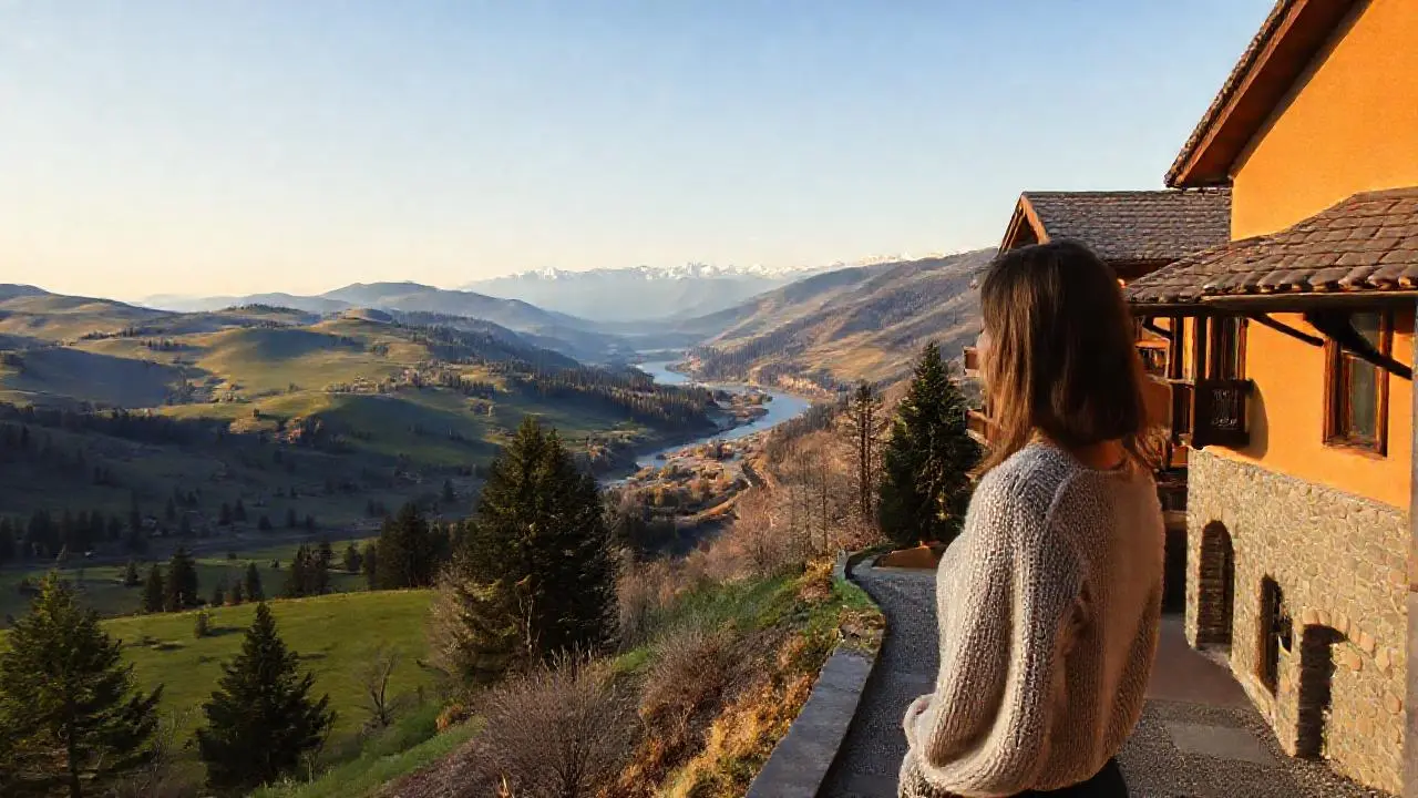 Paz serena en un paisaje natural