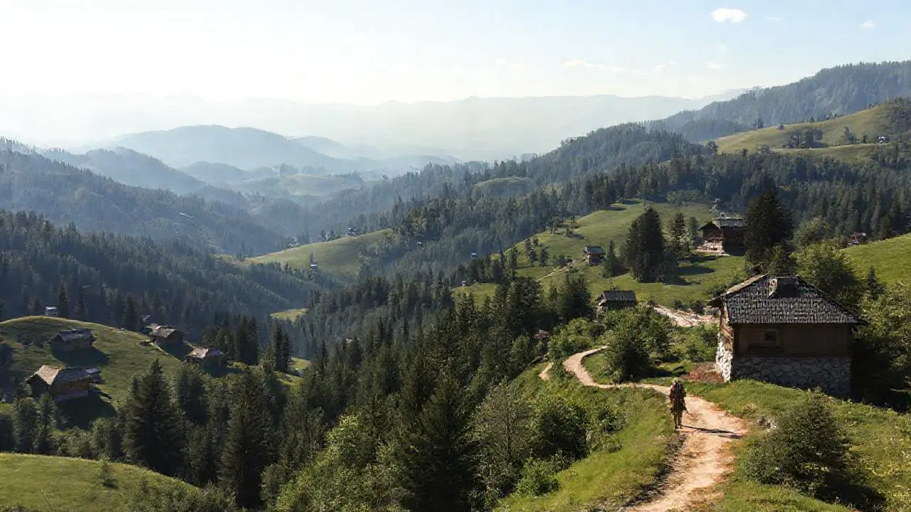 Paisaje rural sereno y vasto
