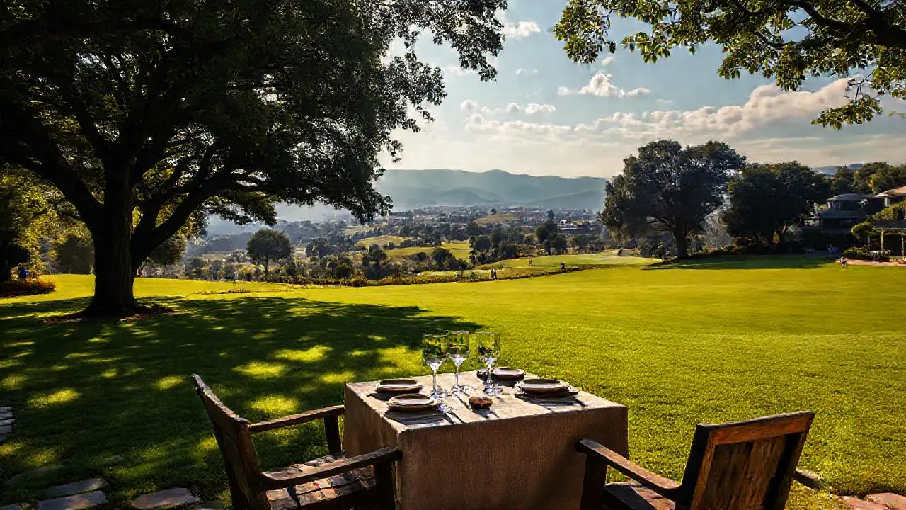 Un paisaje sereno, detallado y natural