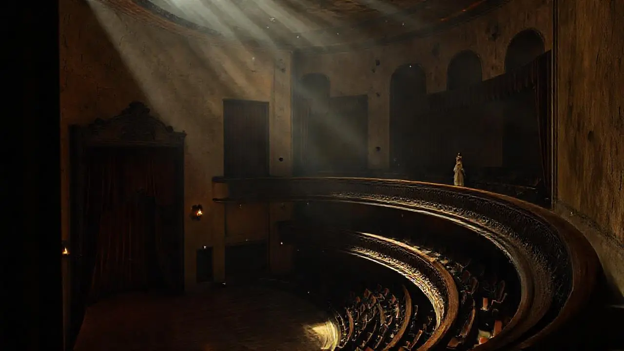 Ambiente histórico, teatral y ligeramente decadente