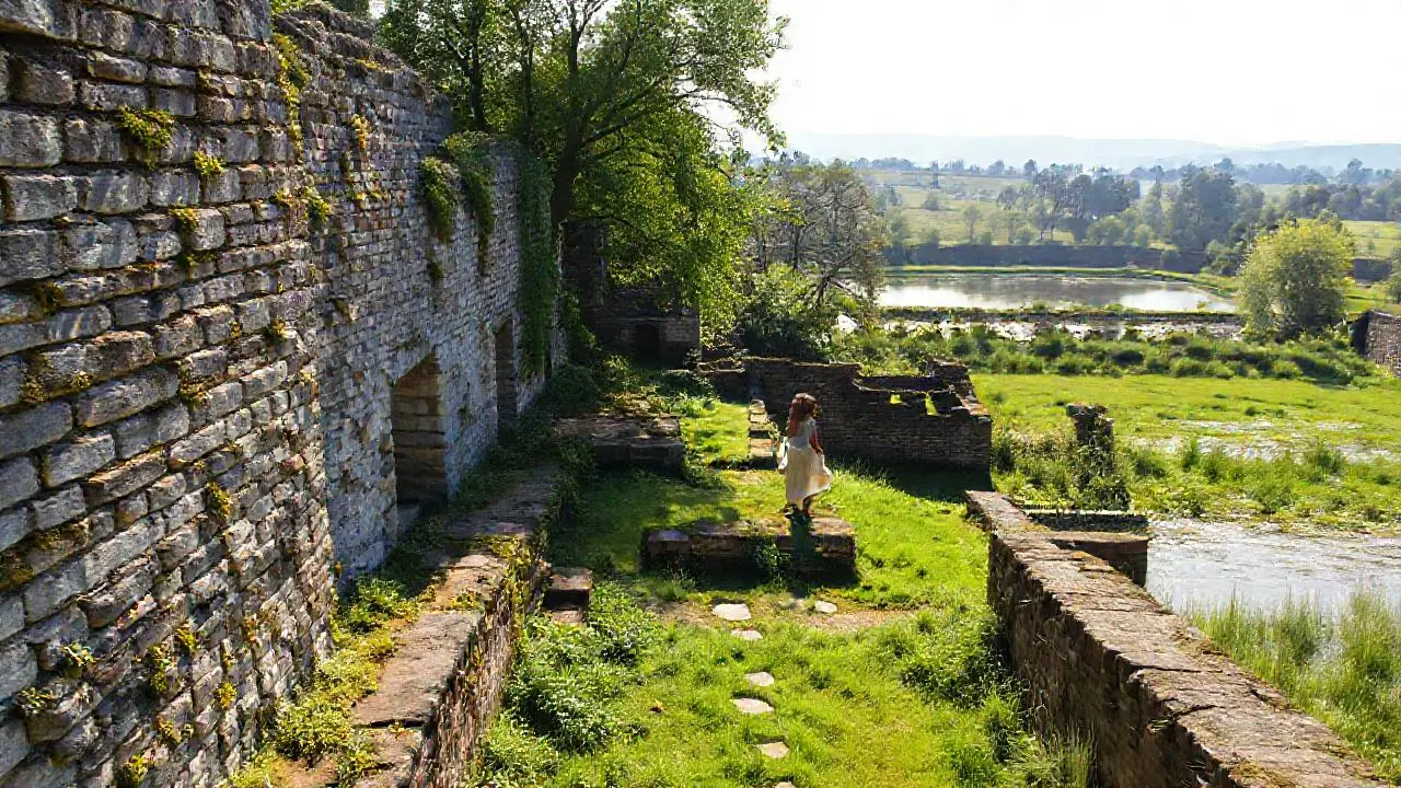 Ruinas antiguas evocan paz y quietud