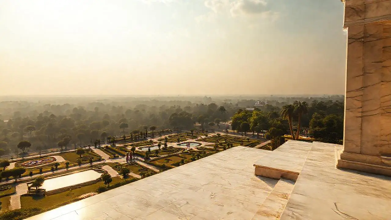 Paisaje vasto, tranquilo y luminoso