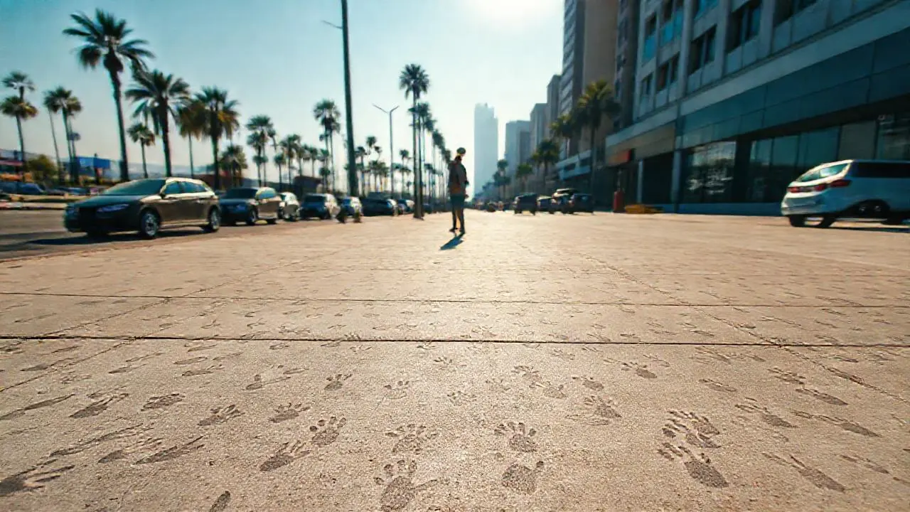 Una calle urbana llena de historia