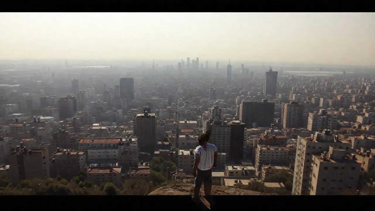 Ciudad extensa, brumosa y serena