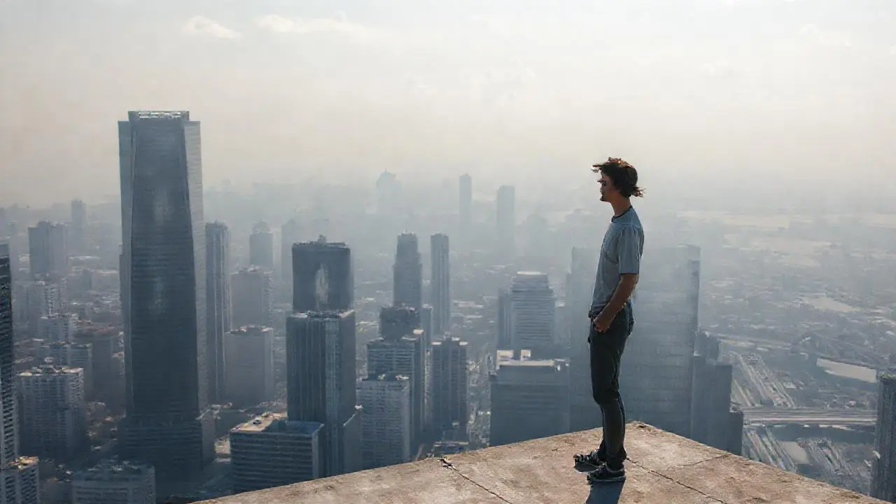 Ciudad extensa, melancólica y serena