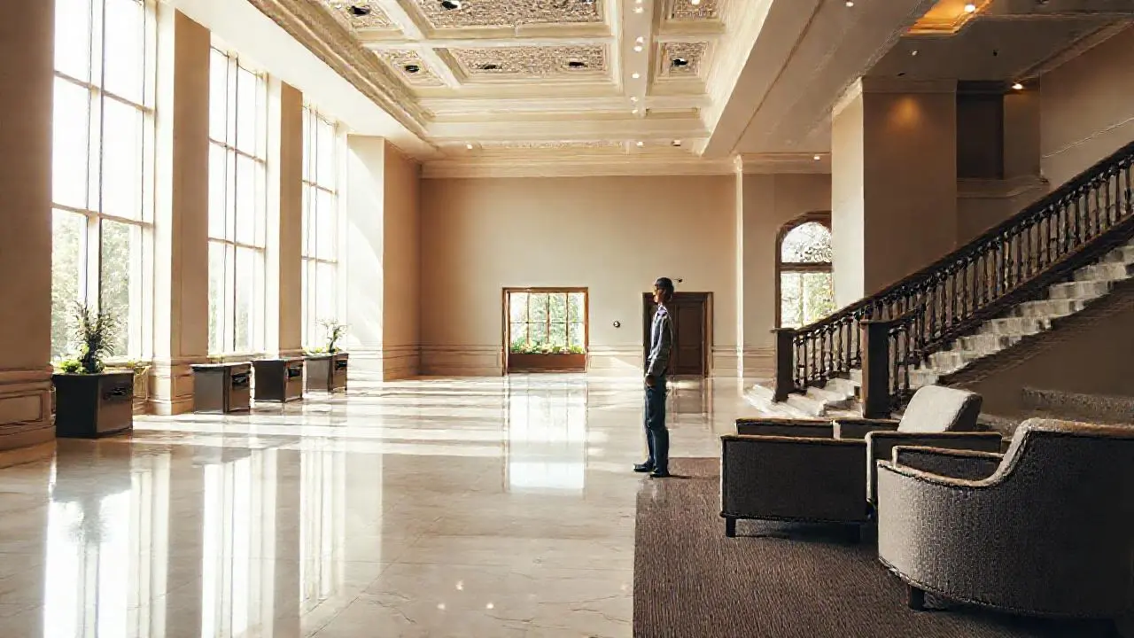 Espacio amplio, cálido y sereno