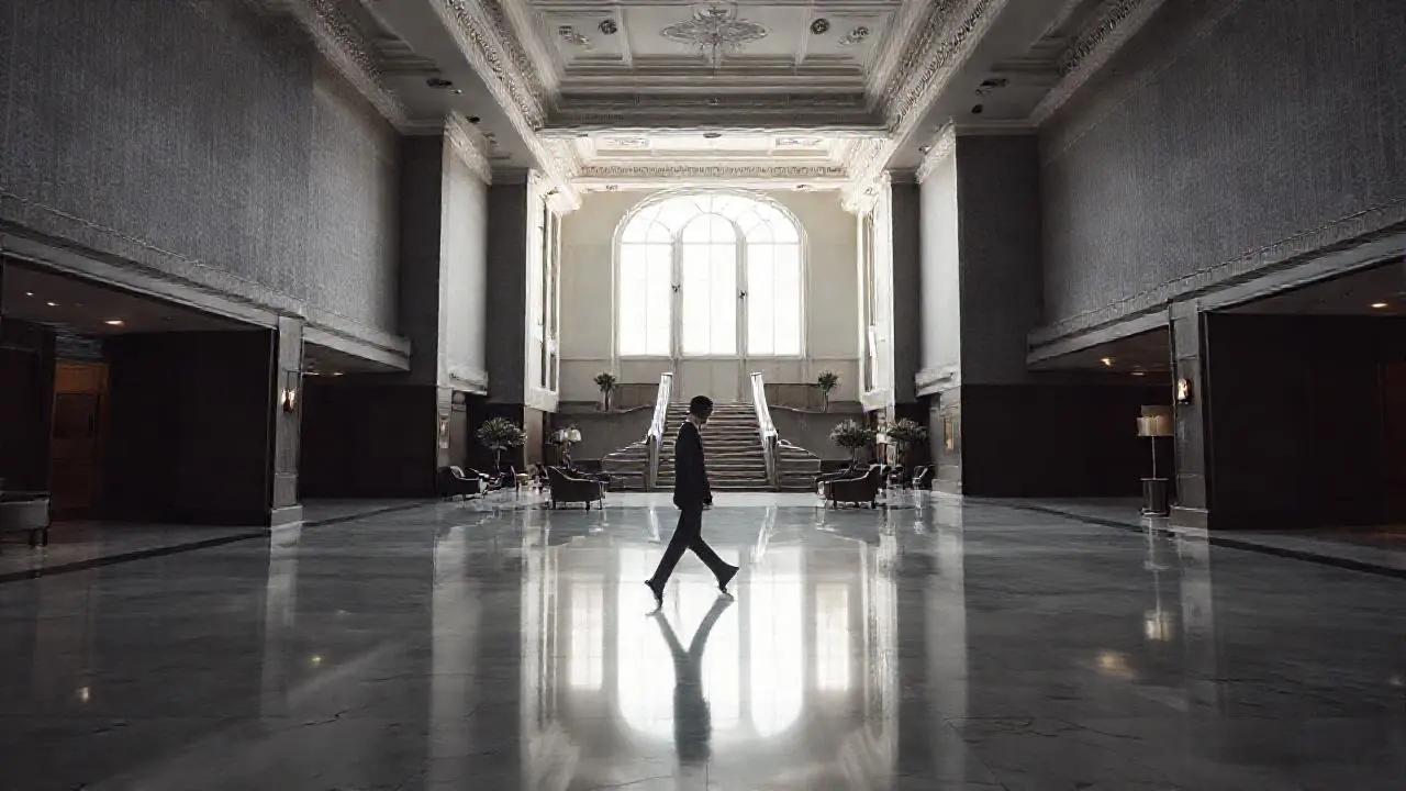 Elegancia tranquila en un espacio imponente