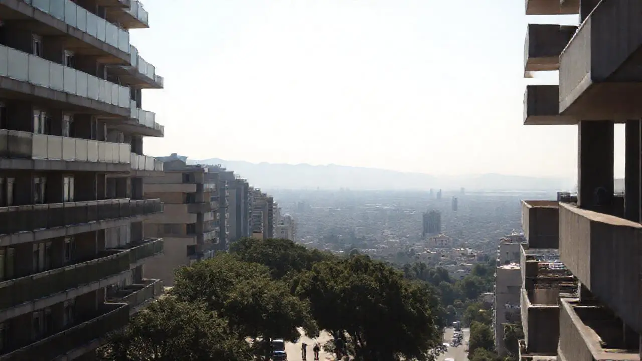 Ciudad extensa, calma y panorámica