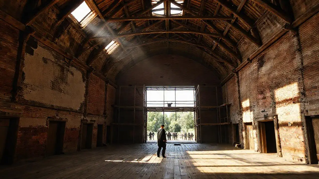 Un espacio antiguo, amplio, bañado en luz