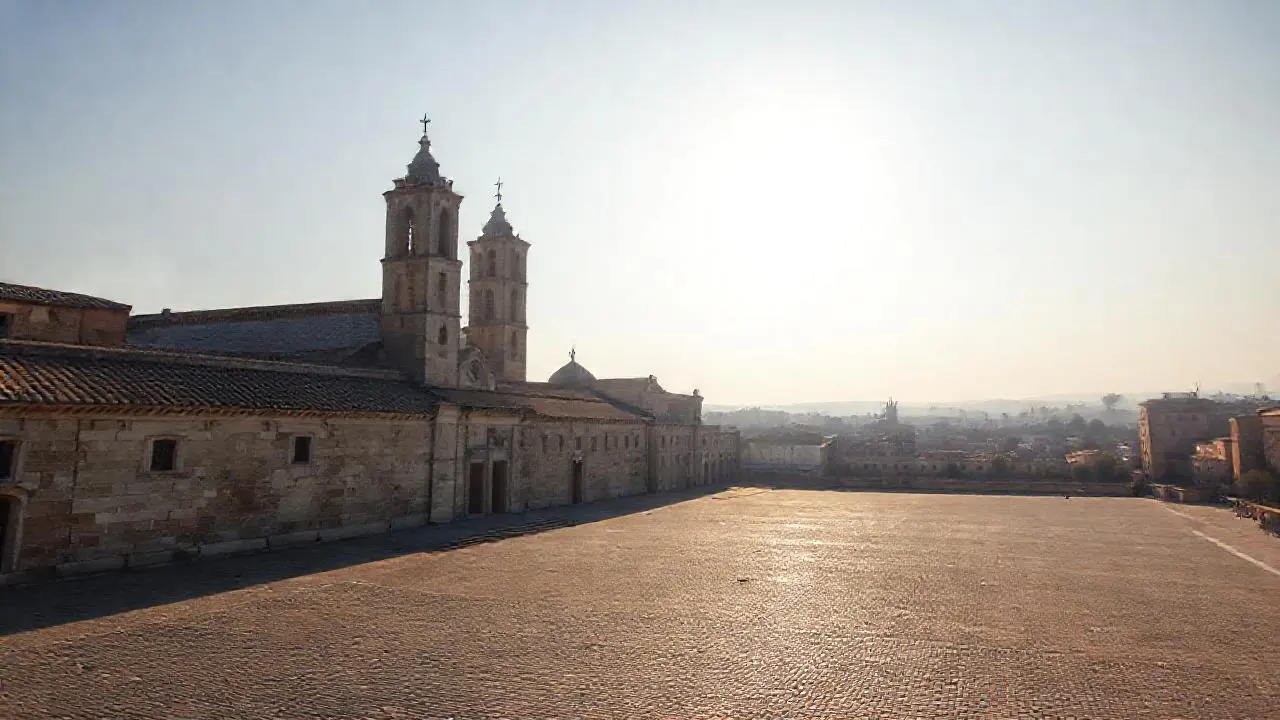 Escena urbana serena y nostálgica