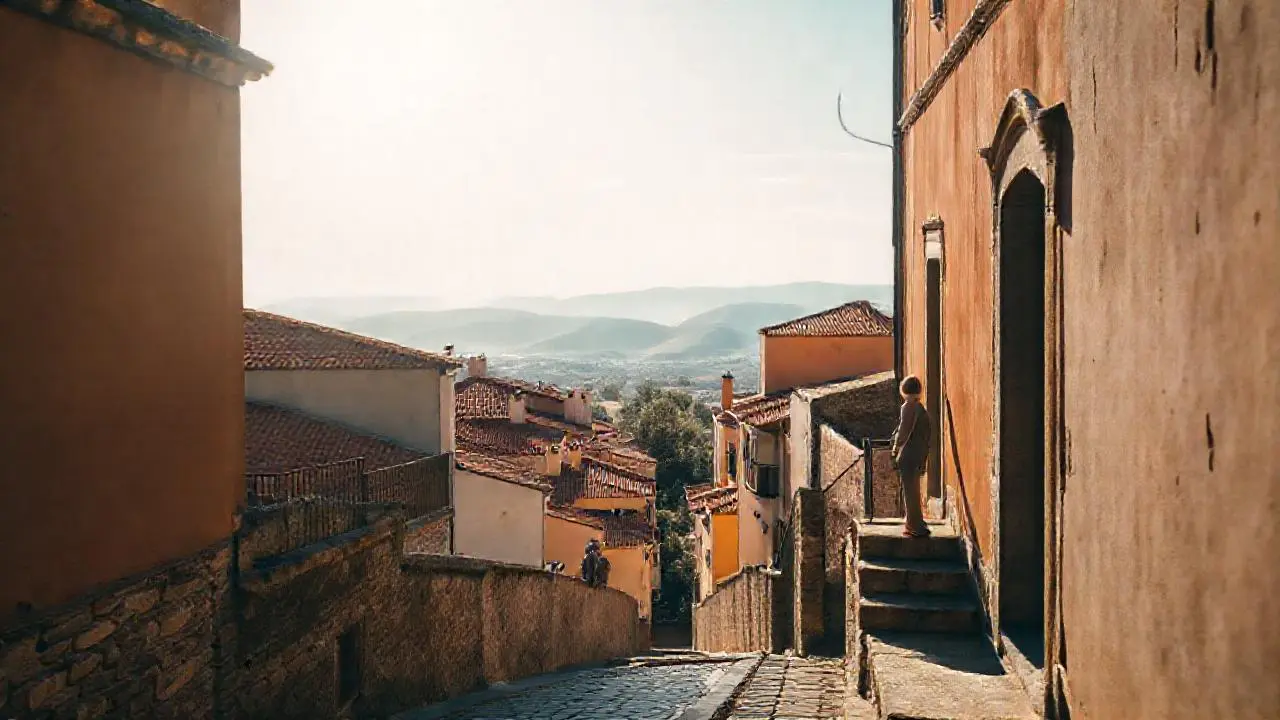 Un paisaje mediterráneo, antiguo y sereno