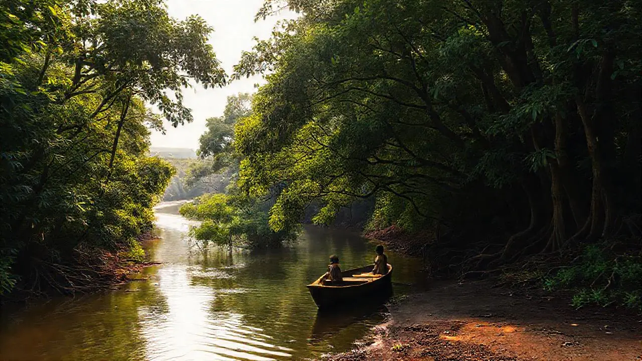 Paz natural en un paisaje sereno