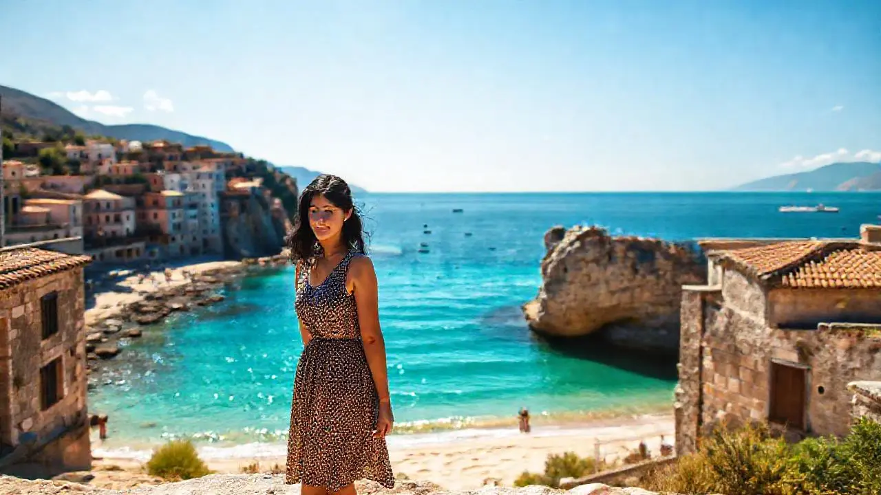 Paz costera, luz suave y relajación