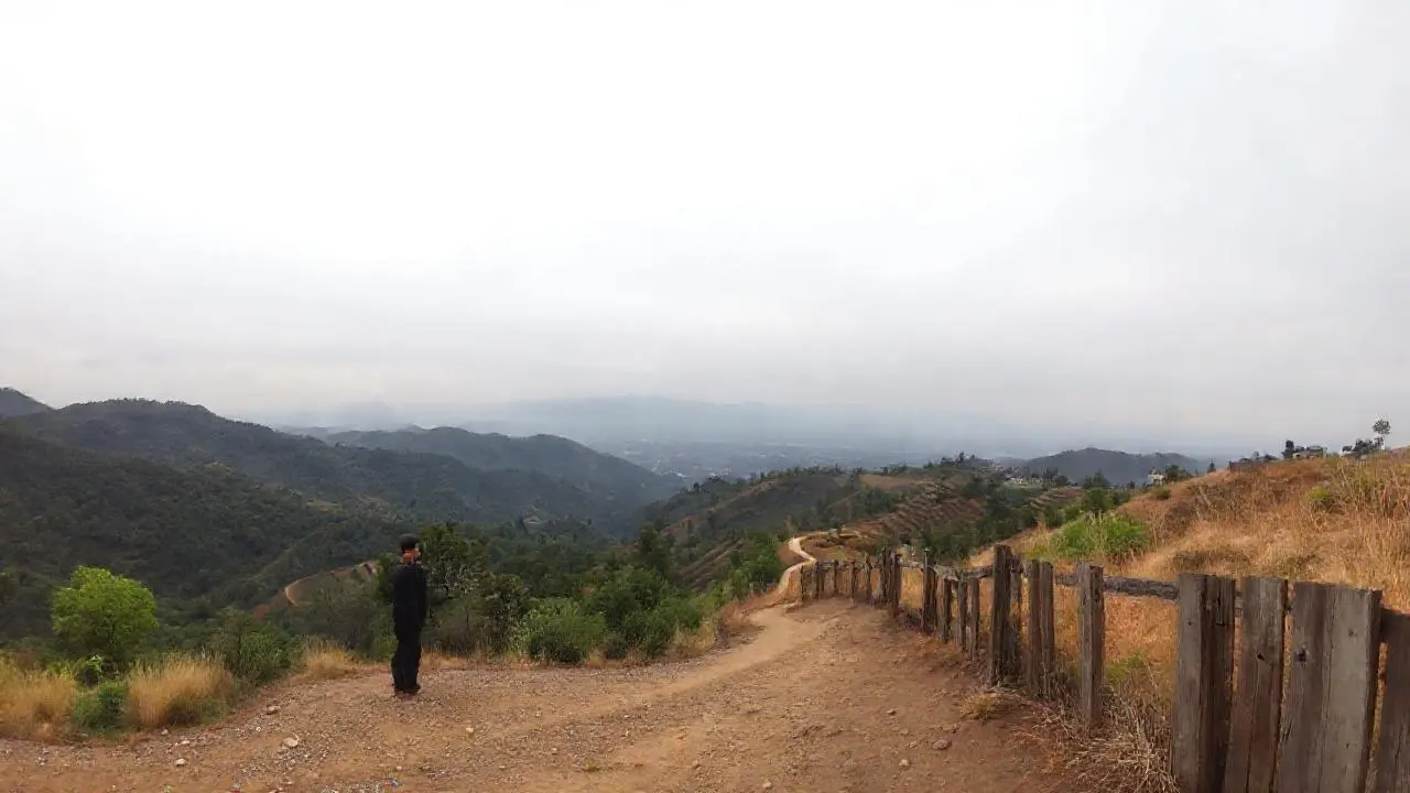 Paisaje vasto, sereno y natural