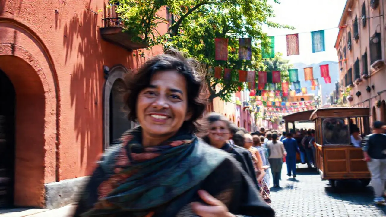 Ciudad vibrante, soleada y llena de vida