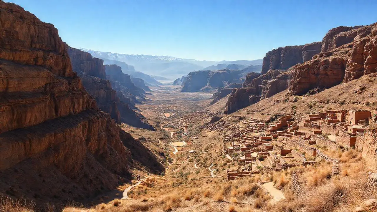 Paz rural, paisaje vasto y silencioso