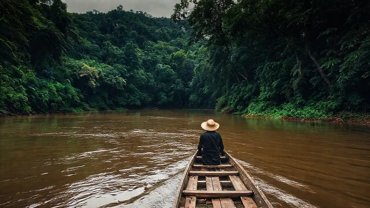 Un paisaje selvático, tranquilo y profundo