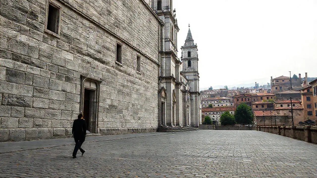 Fachada imponente de catedral en entorno urbano