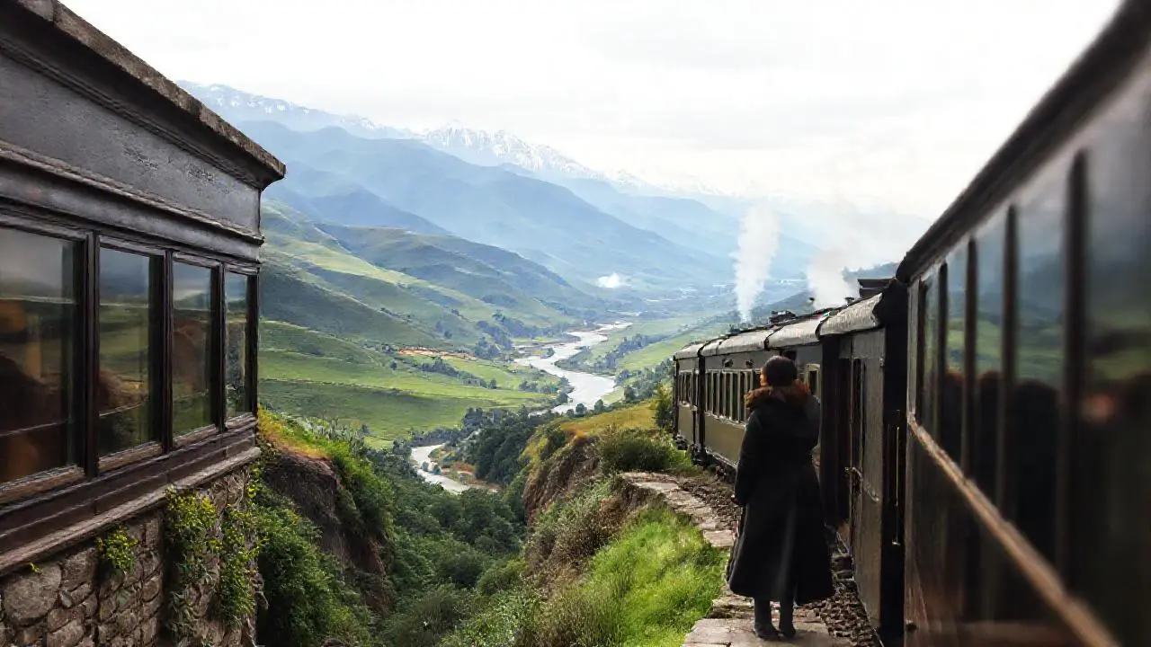 Paisaje andino vasto, sereno y nostálgico