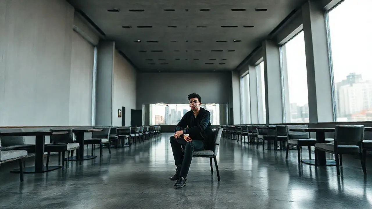 Espacio moderno, sereno y realista