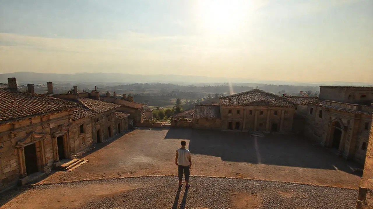 Paz, luz y arquitectura antigua se combinan
