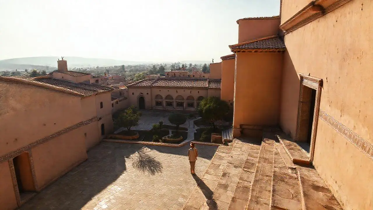 Calma y antigüedad en luz suave
