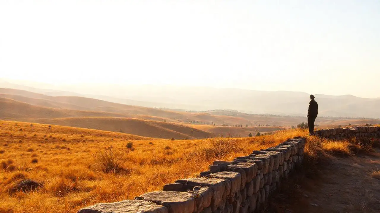 Paisaje rural, vasto y sereno