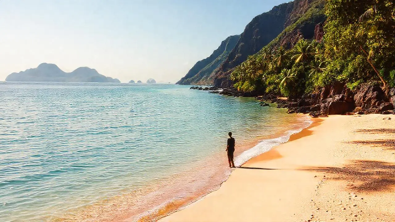 Paraíso tropical, calma, luz y naturaleza
