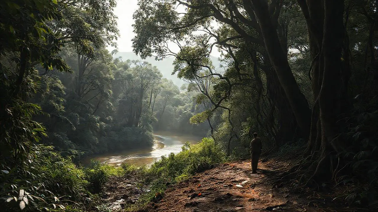 Selva densa, silenciosa y profunda