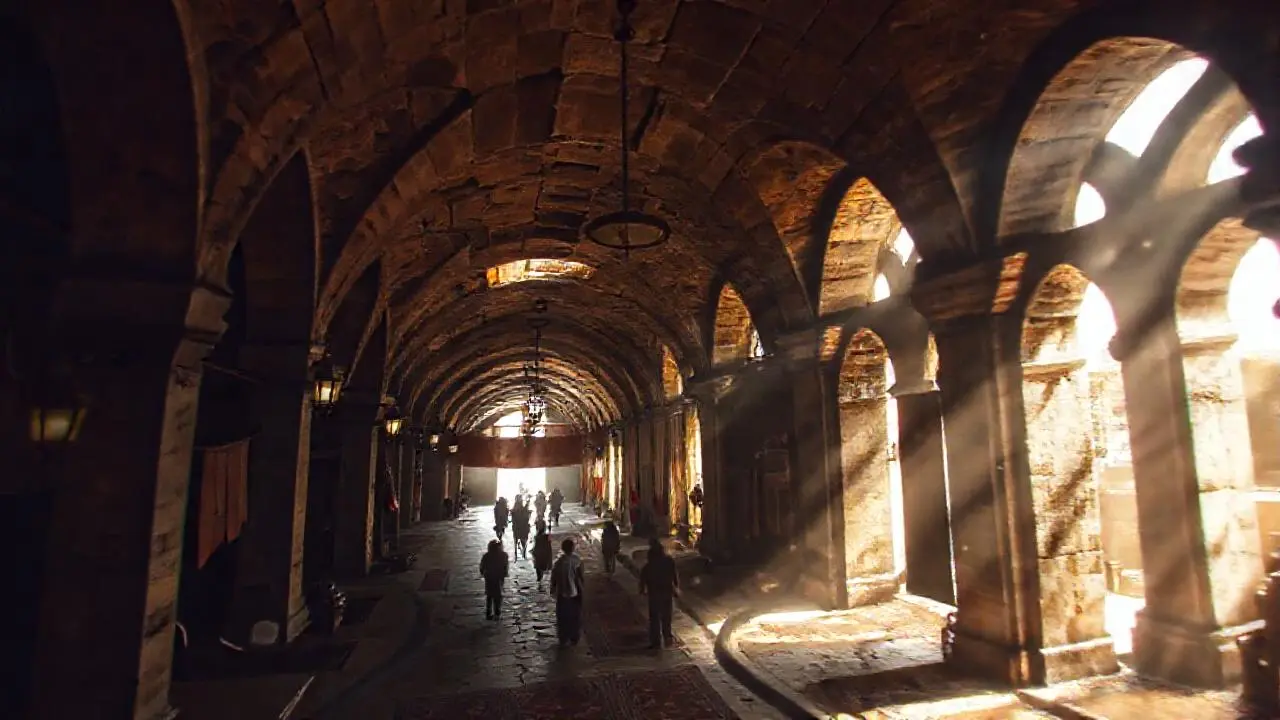 Arquitectura antigua, misteriosa y llena de texturas