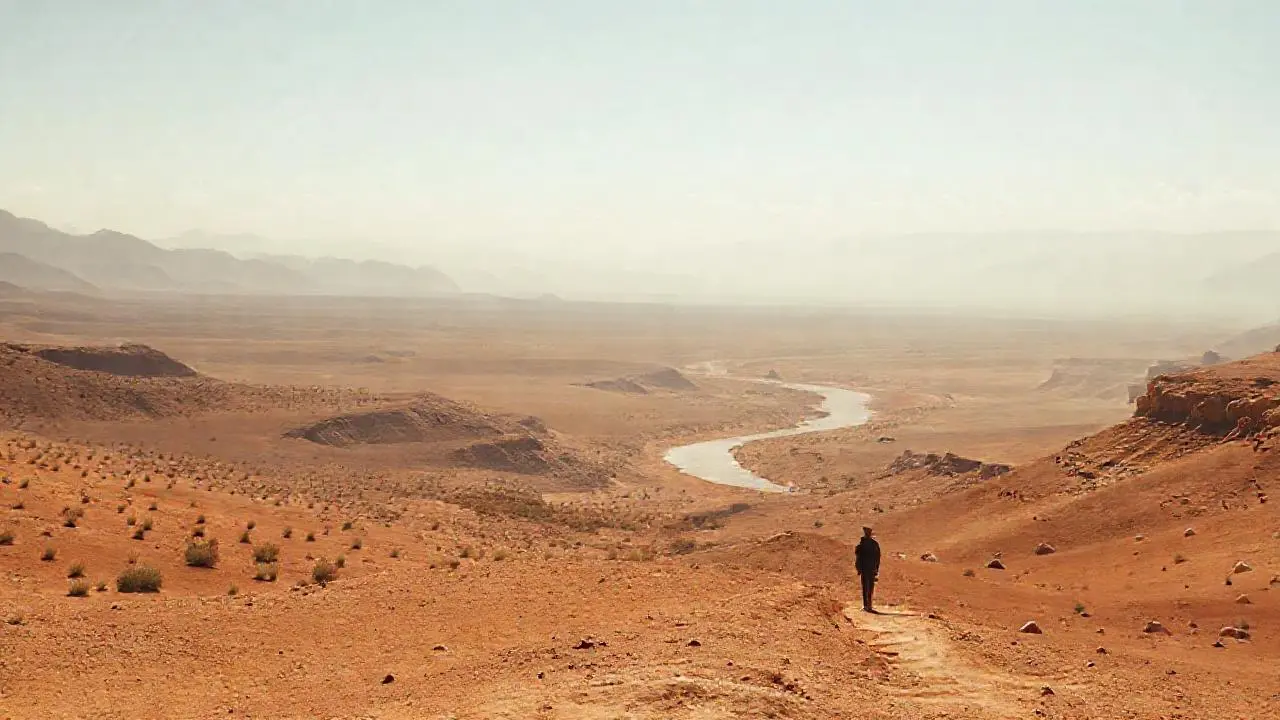Desierto vasto, árido y silencioso