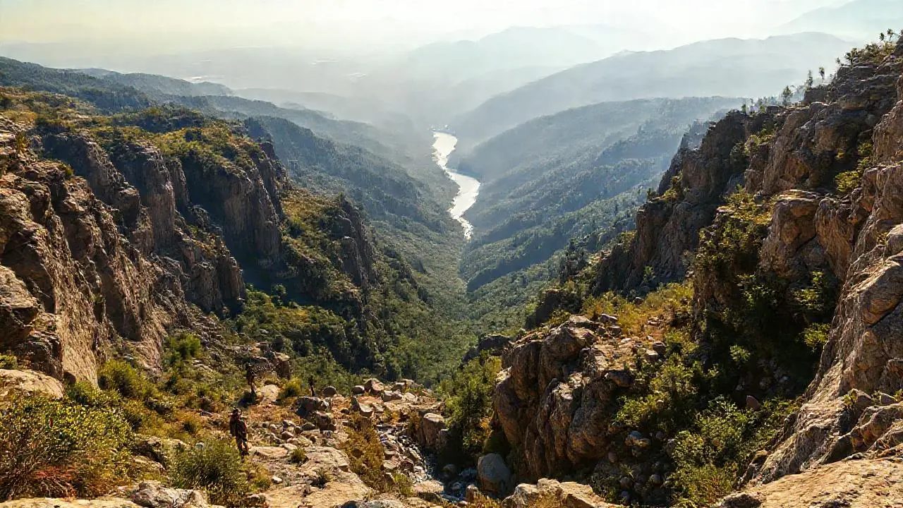 Paisaje natural amplio y sereno