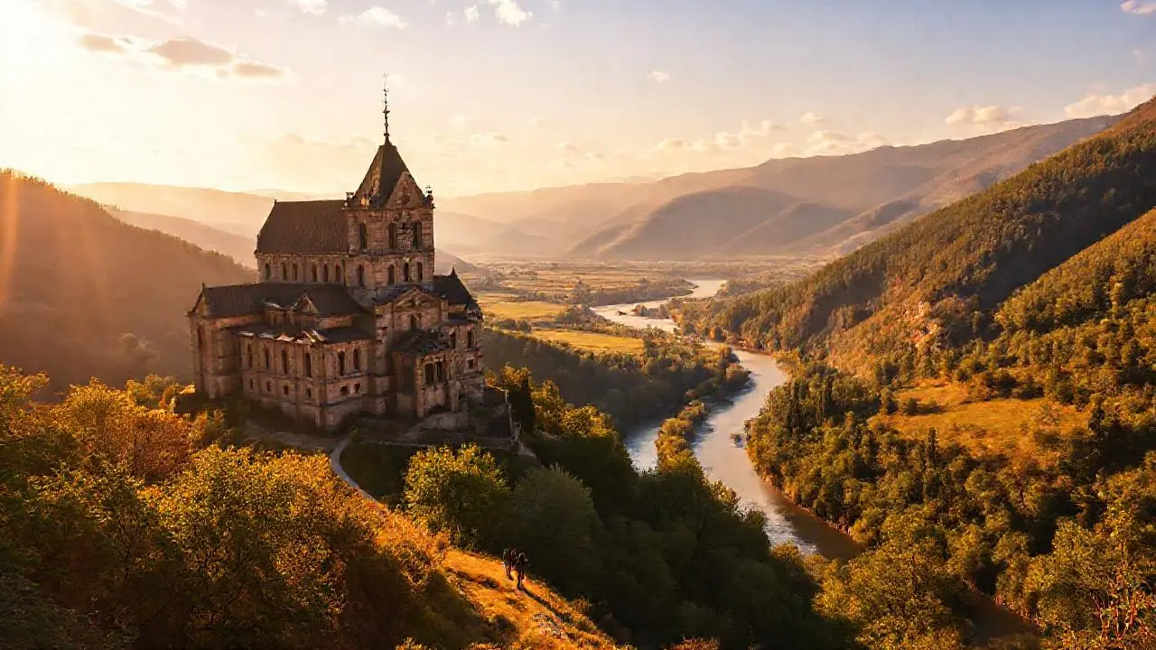 Un paisaje sereno, grandioso y luminoso