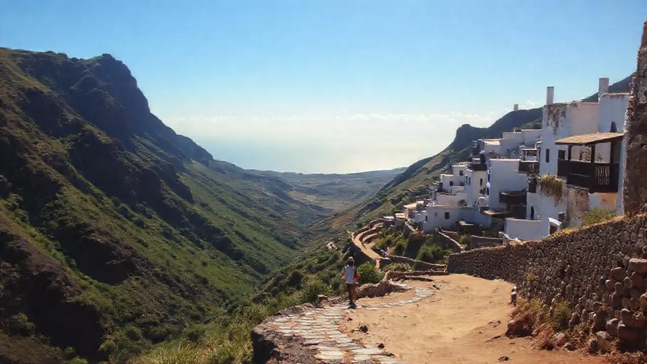 Paz y belleza en un paisaje volcánico