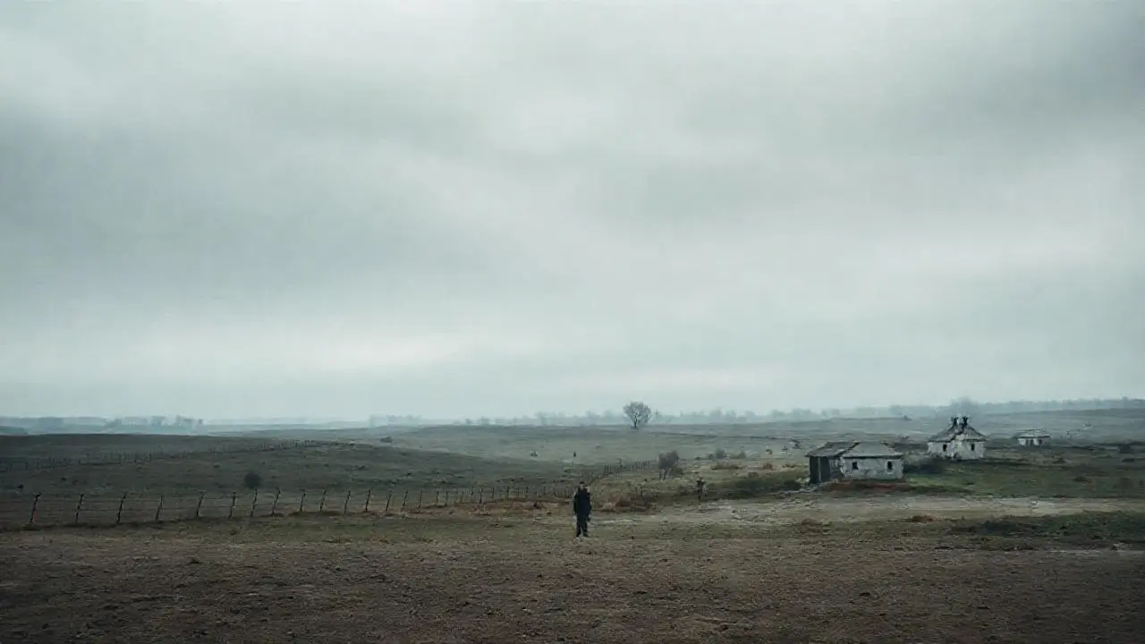 Paisaje vasto, desolado y silencioso