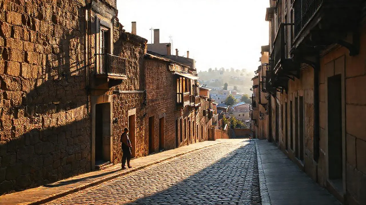 Un tranquilo y evocador distrito histórico