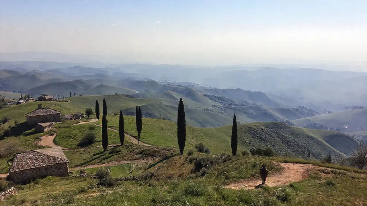 Paz y quietud en un paisaje rural