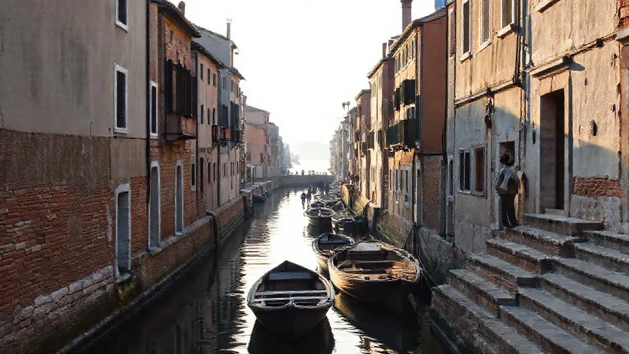 Escena tranquila, nostálgica y luminosa