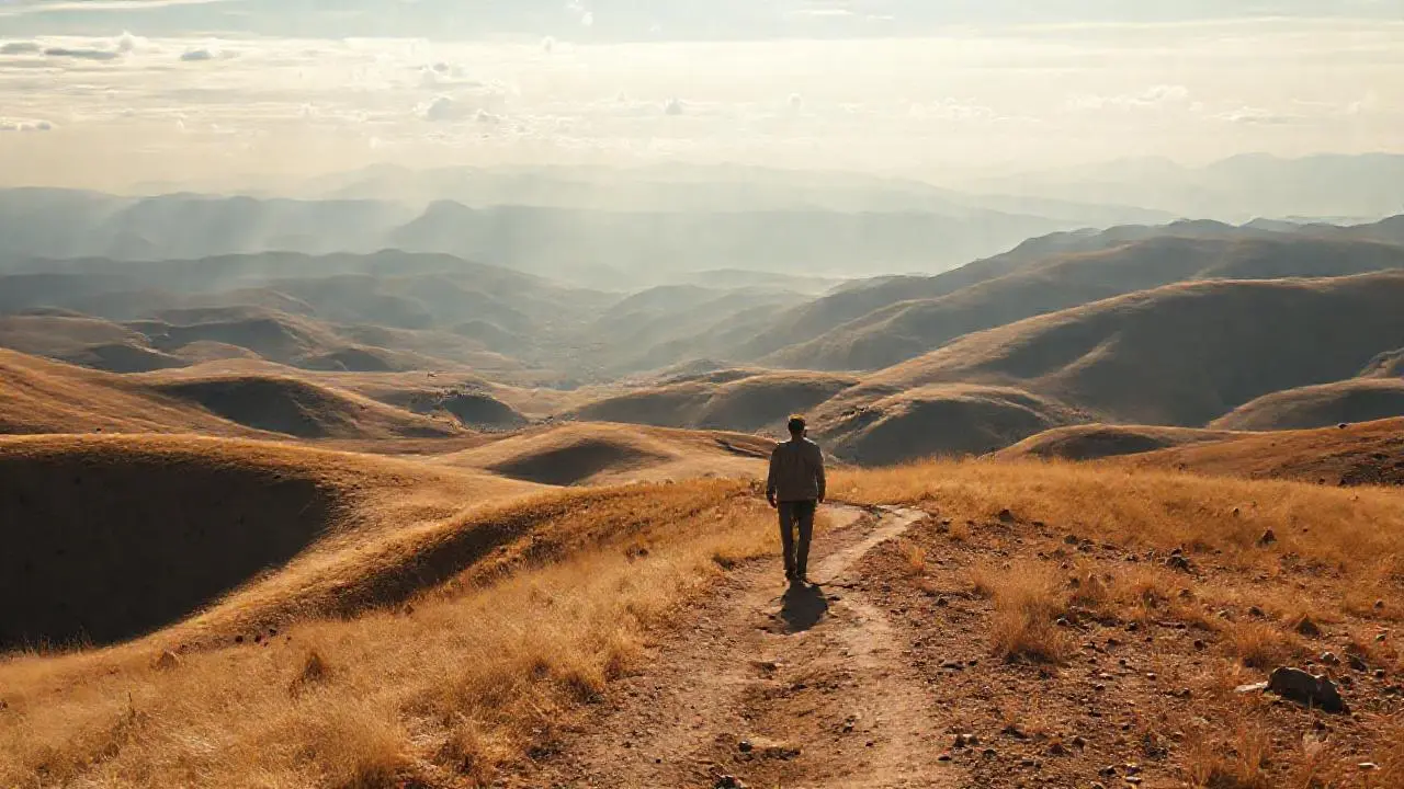 Paisaje vasto, tranquilo y natural