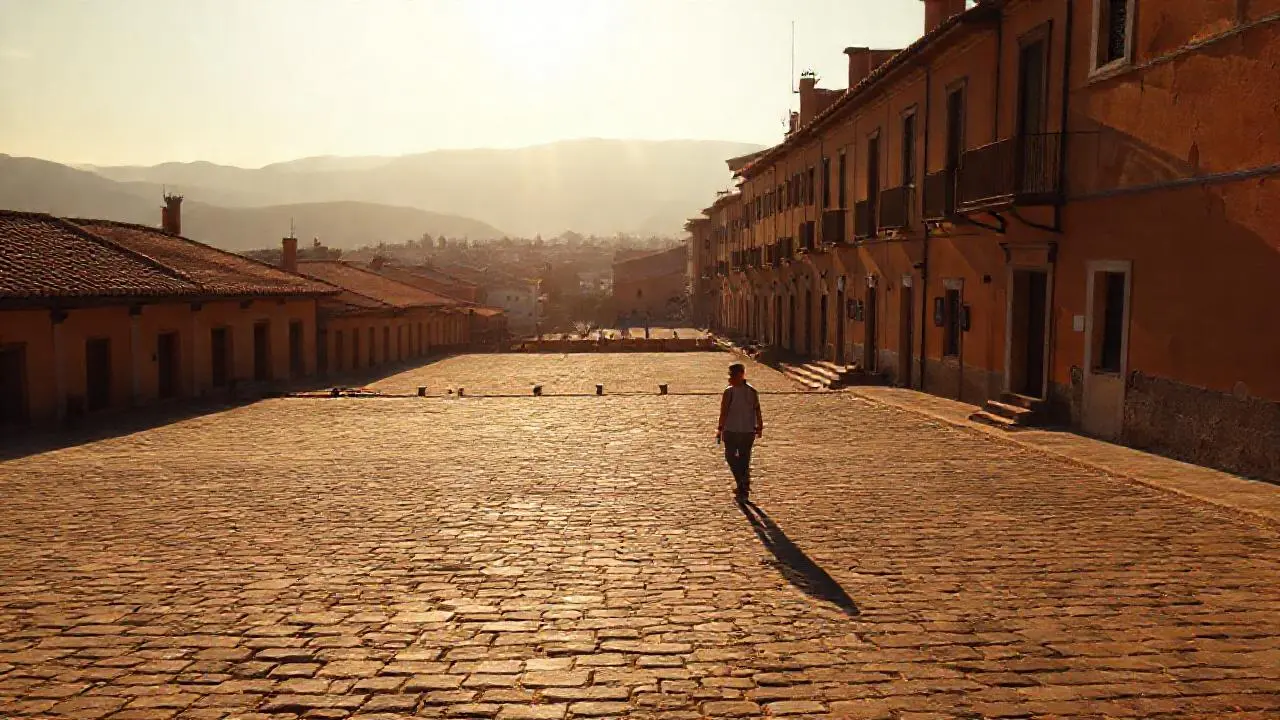 Calma, luz y arquitectura antigua
