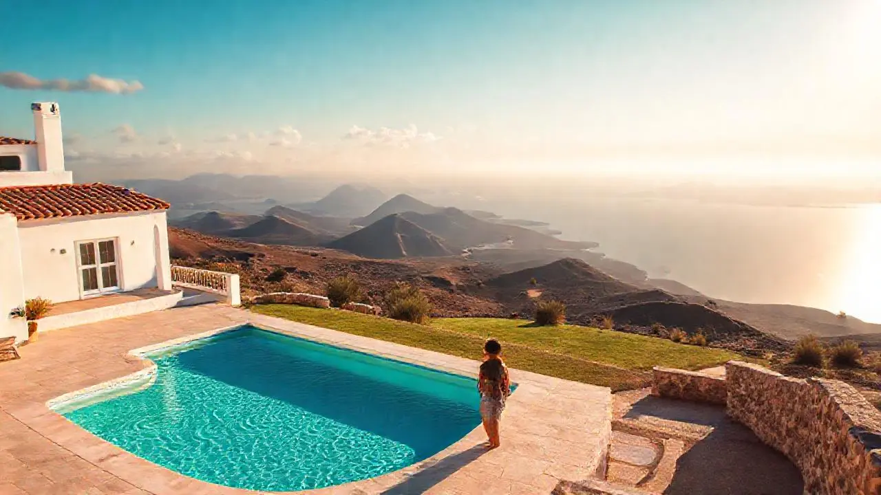 Paz visual en un paisaje mediterráneo