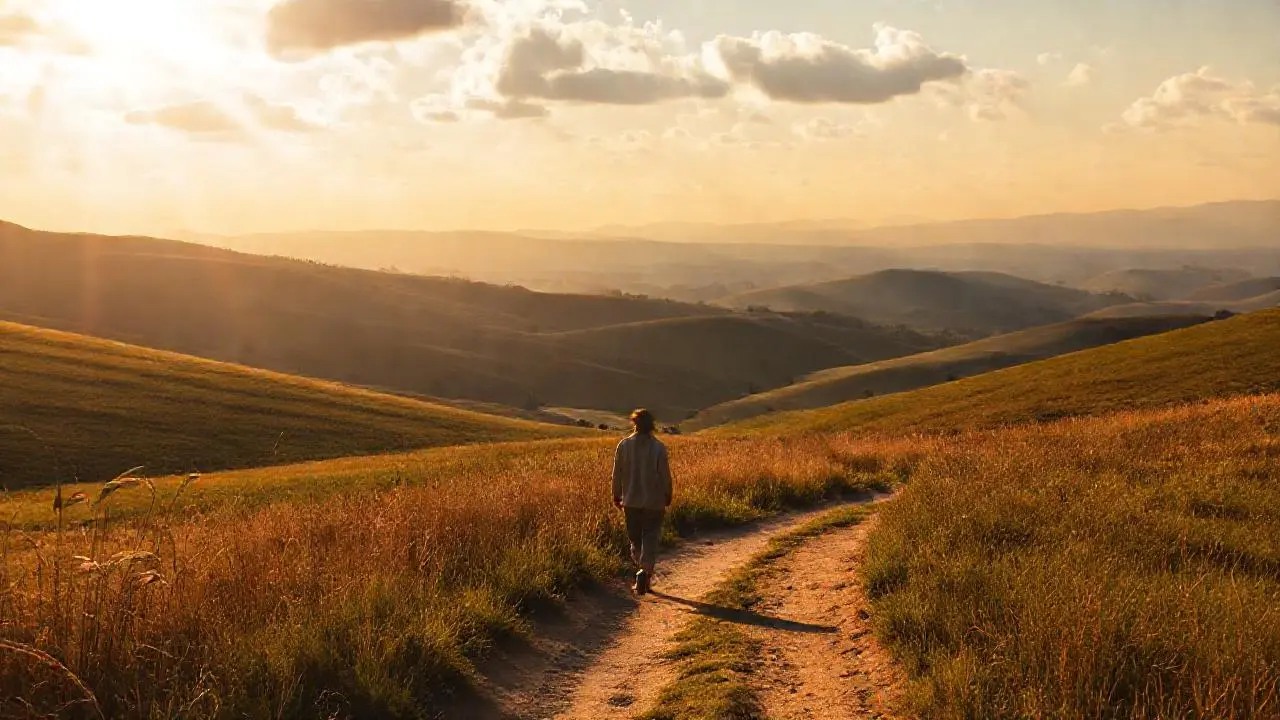 Paisaje natural, tranquilo y amplio