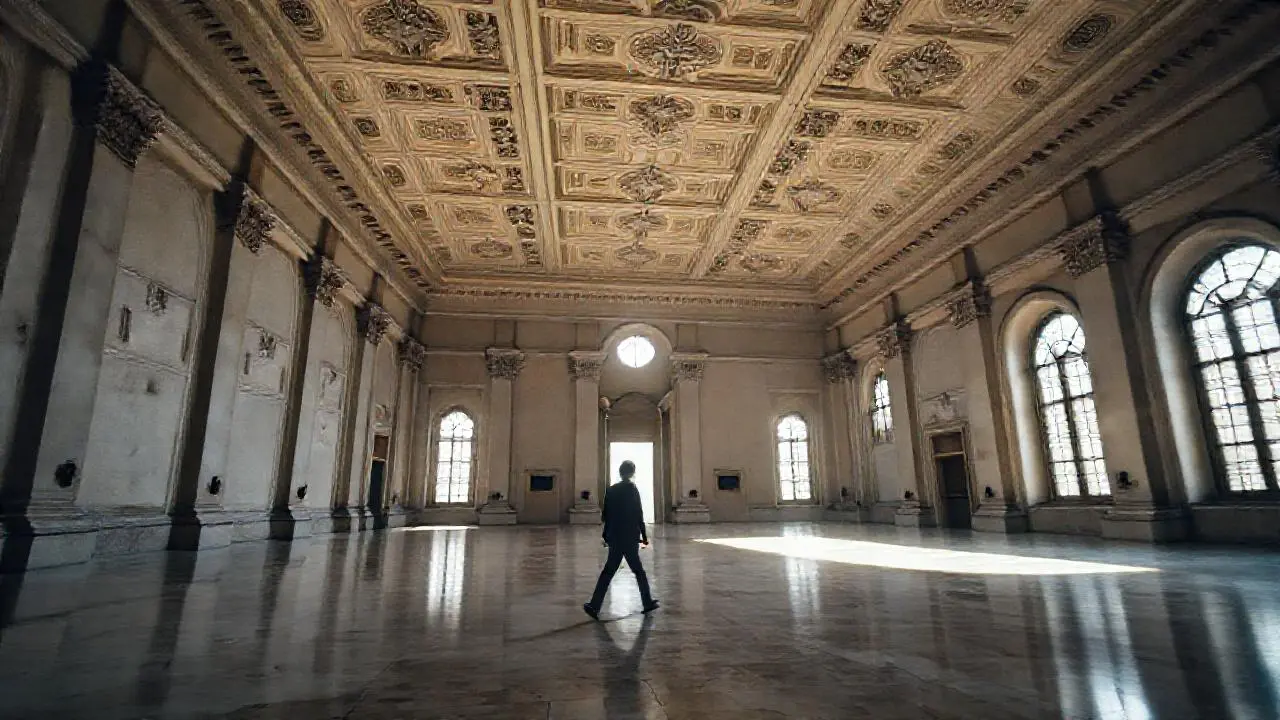 Imponente sala clásica, llena de historia