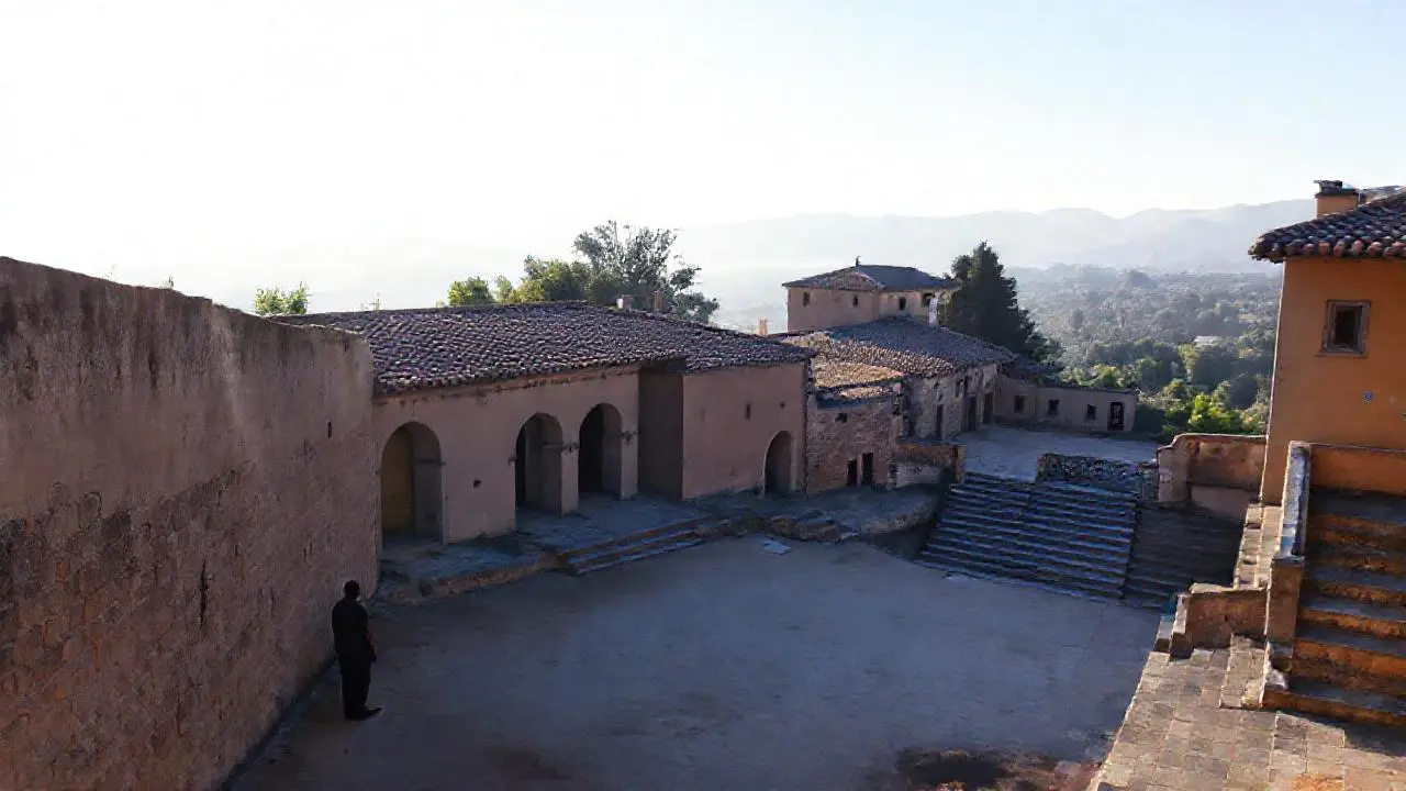 Paz y quietud en un paisaje antiguo