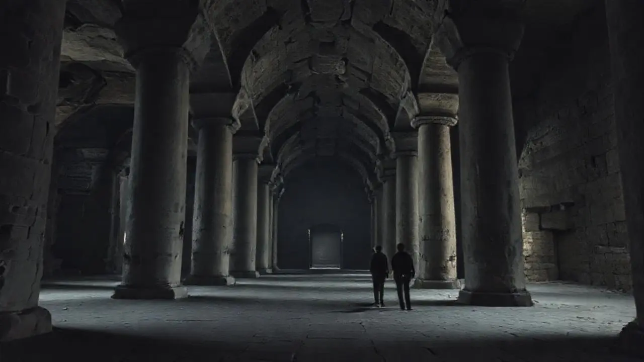 Un espacio subterráneo, vasto y sombrío