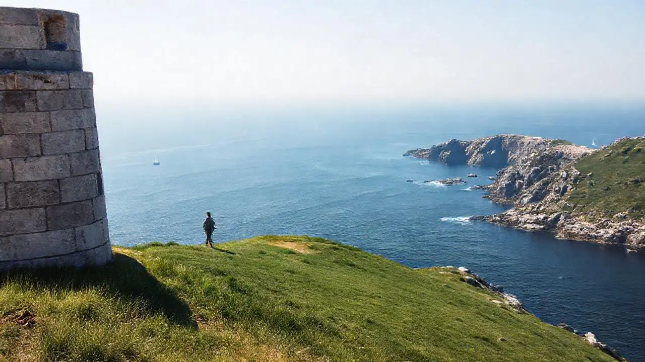 Paisaje marino sereno y vasto