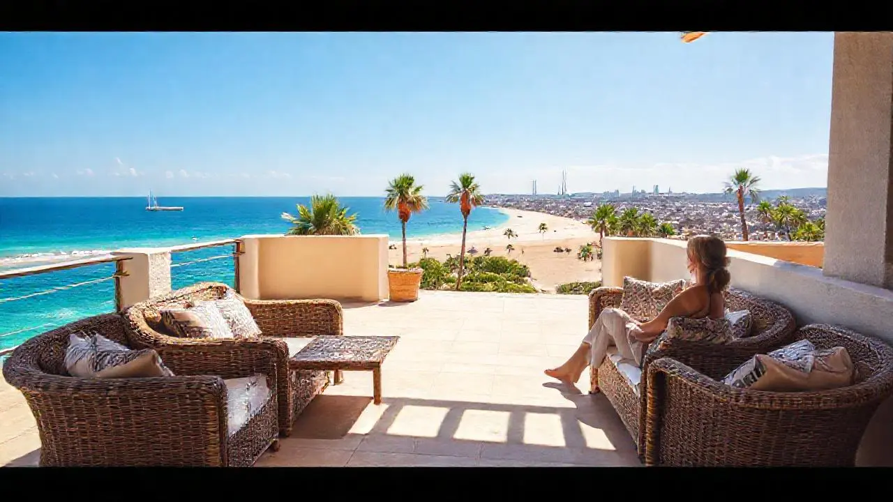 Tranquilidad serena junto al mar